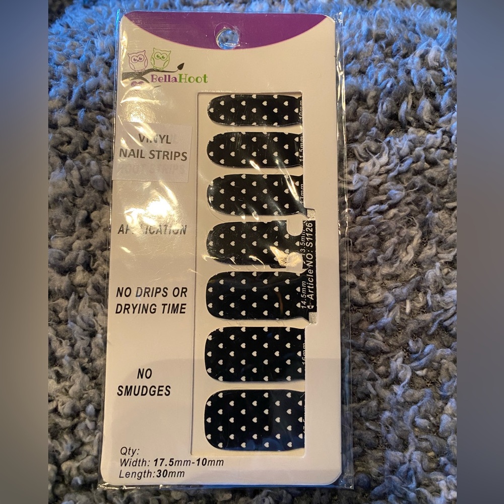 Vinyl nail strips